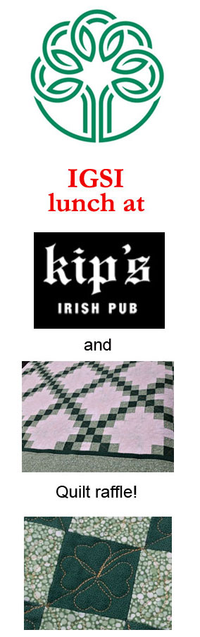 Lunch at Kip's - and Quilt Raffle Drawing