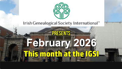 Title side for February 2026 podcast: This month at the IGSI