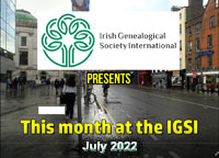 Title slide for "This month at the IGSI"