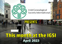 This month at the IGSI - April 2023