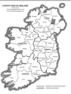 County map of Ireland - click here for PDF version
